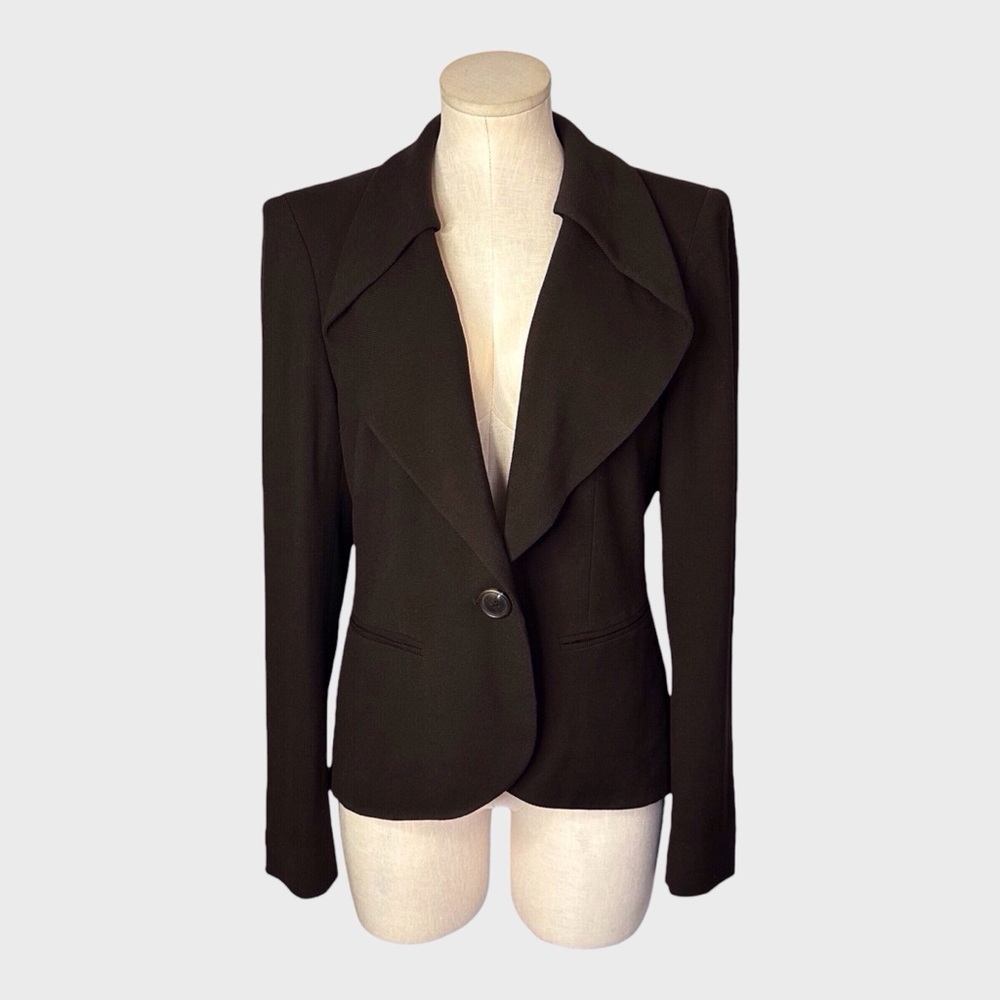 Lafayette 148 Tailored Single Button Blazer